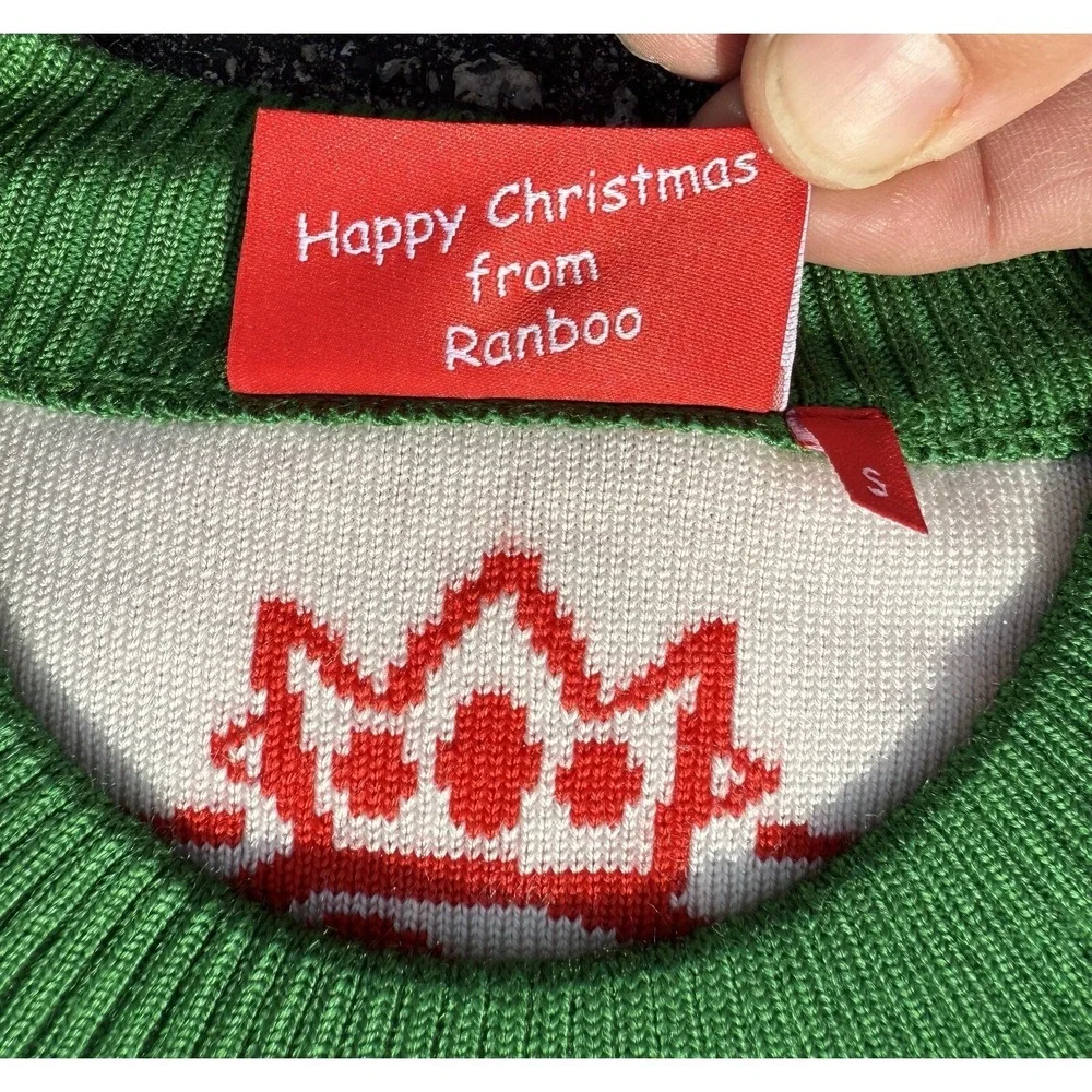 Revolt Ranboo Ugly Christmas Sweater Men's‎ Medium Office Party Grandpa NWOT